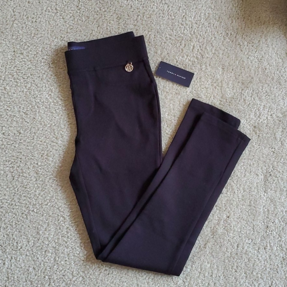 NWT Tommy Hilfiger Black Dress Pants/Legging